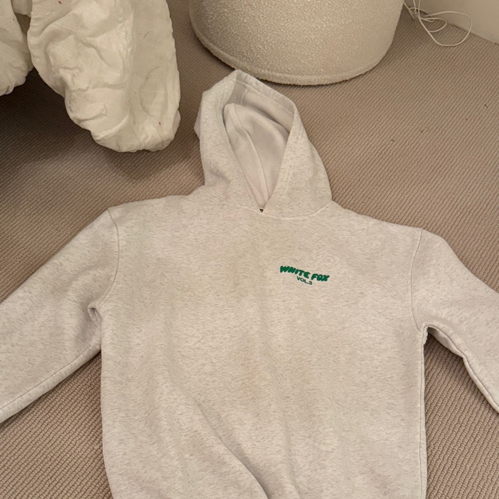 White Fox Boutique Cream Hoodie